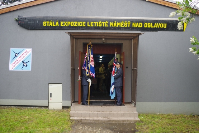 Budova Stálé expozice letiště Náměšť nad Oslavou