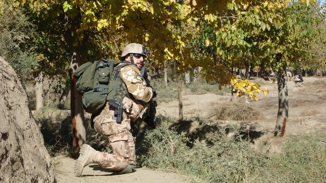 Jedna z patrol vojáků 5. strážní roty