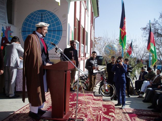 Guvernér provincie Parwan pan Mohammad Asim