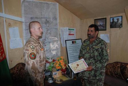 Afghánský velitel Čechům děkuje