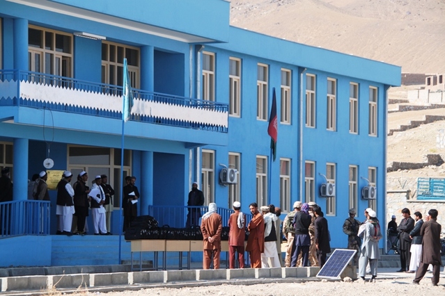 Areál střední zemědělské školy v Pul-E Alam, kterou vyprojektovali, postavili a vybavili civilní experti českého Provinčního týmu Lógar. V celém Afghánistánu je přibližně dvacet středních zemědělských škol. 