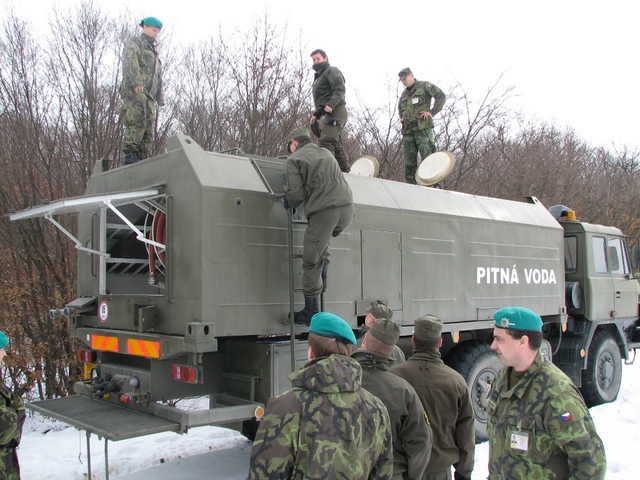 Rozmístění prvků jednotky logistiky v polních podmínkách (2)