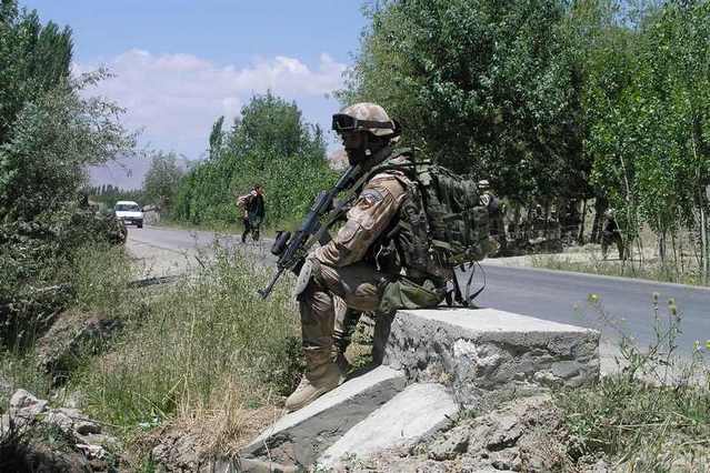 Hlídka 3. MOT u propustku