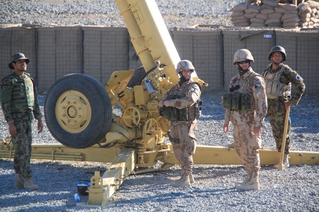 Čeští dělostřelci se podíleli na výcviku afghánských dělostřelců.