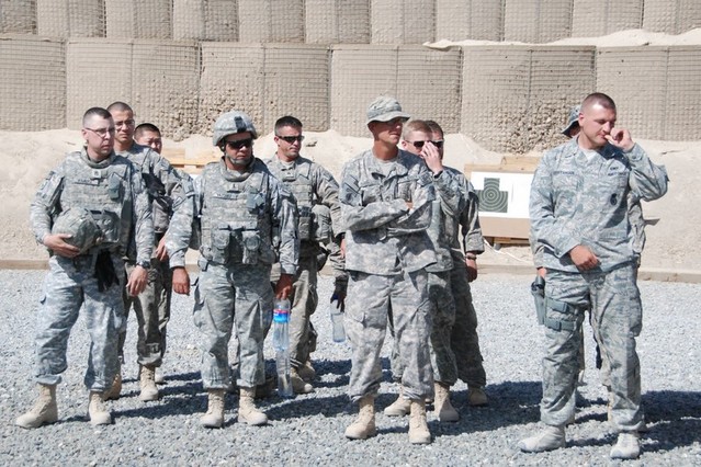 Družstva amerických vojáků