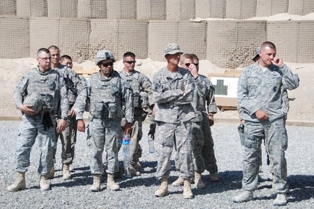 Družstva amerických vojáků