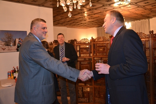 Přijetí 1. náměstka MO Vlastimila Picka zvláštním představitelem Generálního tajemníka OSN pro Afghánistán Jánem Kubišem