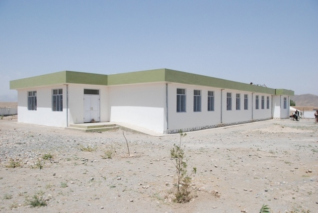 Zrekonstruovaná škola Hamida Karzaiho 