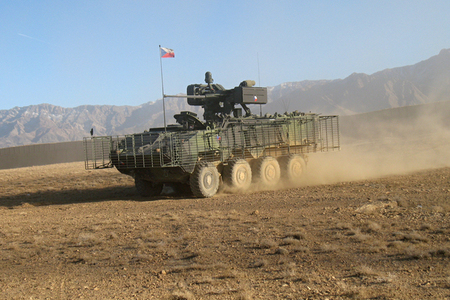 Kolový obrněný transportér M1 Pandur II CZ v zahraniční operaci 2