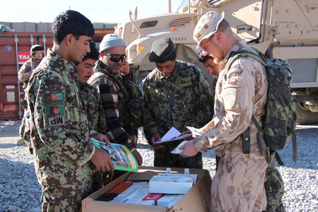 Materiální zabezpečení zdravotnického výcviku příslušníků Afghánské národní armády v distriktu Khoshi