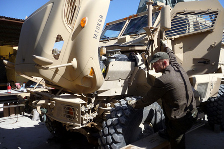 MRAP je opravdu mohutný stroj