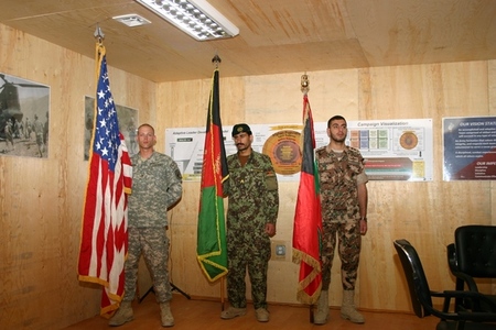 Vlajky USA, Afghánistánu a Jordánska