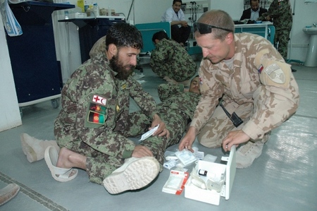 Afghánští vojáci se učili moderním postupům i umění improvizace