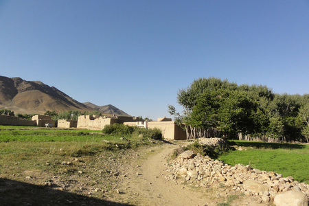 Driveway to the village