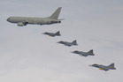 Přelet letounů JAS-39 Gripen z České republiky na Island v doprovodu italského tankeru KC-767