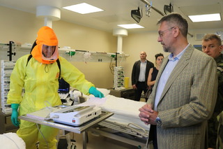 Ukázka činnosti - péče o pacienta s vysoce nebezpečnou nákazou