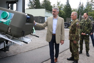 Prohlídka vybavení mobilních týmů CBO Těchonín