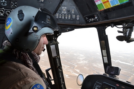 Czech instructor Major Zdenek Z. piloting Mi-17