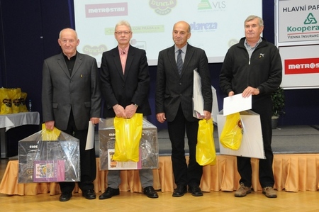 Cyklisté Dukly Praha - Vršecký, Kocek, Čapek a Smolík