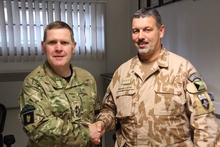 Zástupce velitele mise Resolute Support u českých vojáků v Afghánistánu
