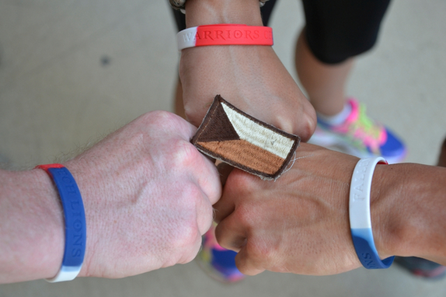 Omezená edice náramků, které obdrželi všichni účastníci běhu