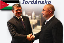 Ilustrační obrázek ke článkuJordánský král Abdulláh II. přijal ministra obrany Martina Bartáka