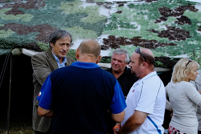 Ministr si udělal čas i na rozhovor s diváky