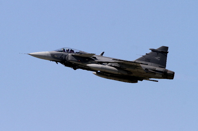  Start maďarského Jas-39 Gripen