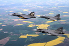  Formace českého, švédského a maďarského Gripenu