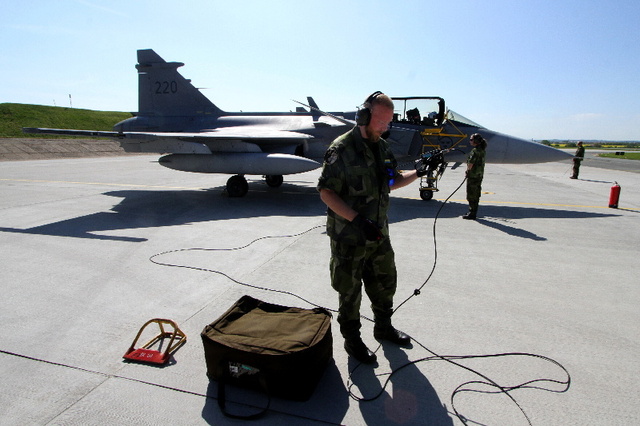  JAS-39 Gripen Vzdušných sil Švédského království