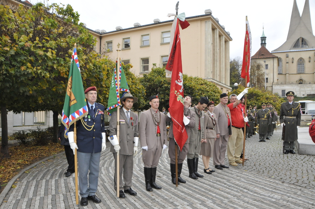 Zástupci skautů a České obce sokolské