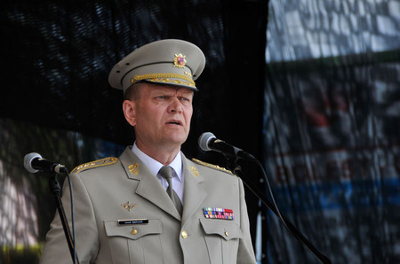 Náčelník Generálního štábu Armády České republiky generálporučík Josef Bečvář poděkoval válečným hrdinům
