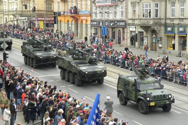  Průjezd vojenské techniky AČR.