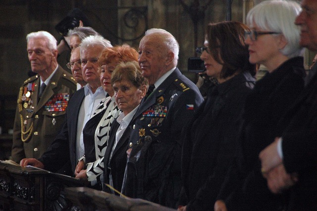 Zúčastnila se jí řada druhoválečných veteránů i současných vojáků Armády ČR