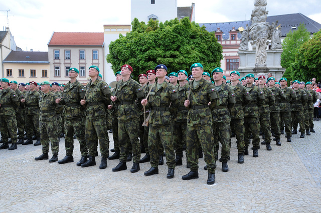 Věrnost České republice odpřísahali při příležitosti 70.výročí osvobození
