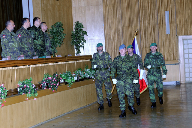 Slavnostní shromáždění Velitelství výcviku – Vojenské akademie ke Dni vzniku samostatného československého státu.