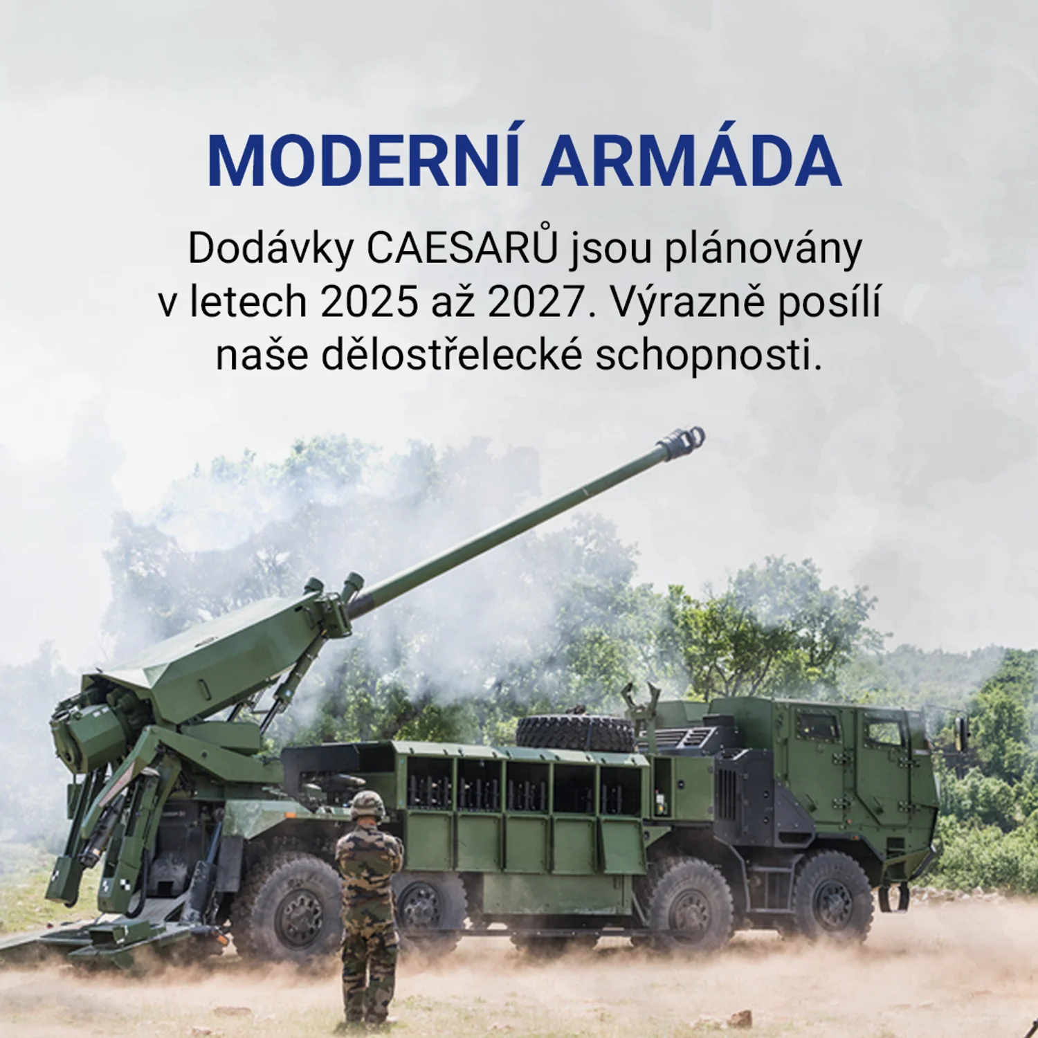 Dělostřelectvo - moderní armáda