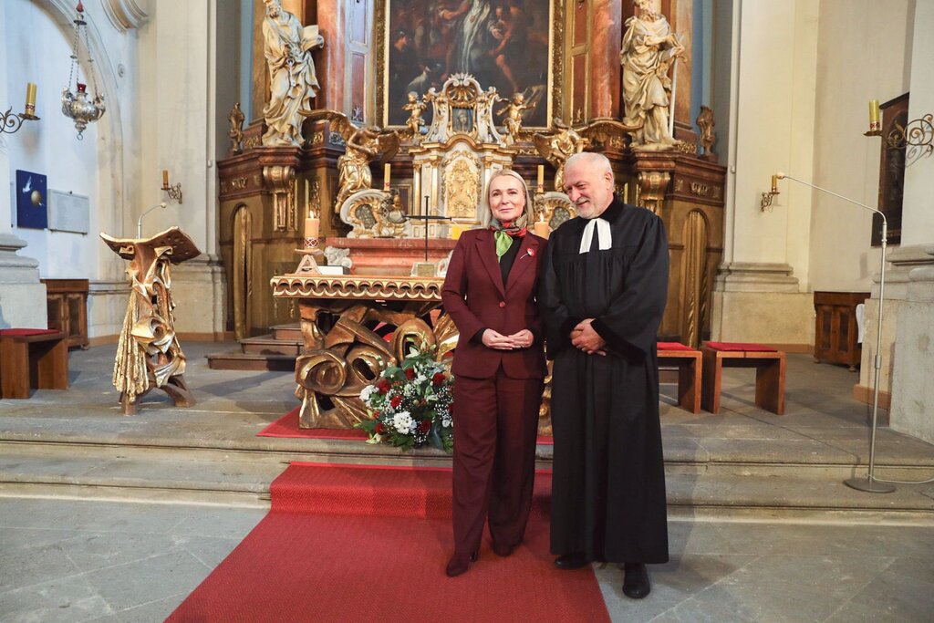 Ve vojenském kostele na Hradčanech se uskutečnila tradiční ekumenická bohoslužba