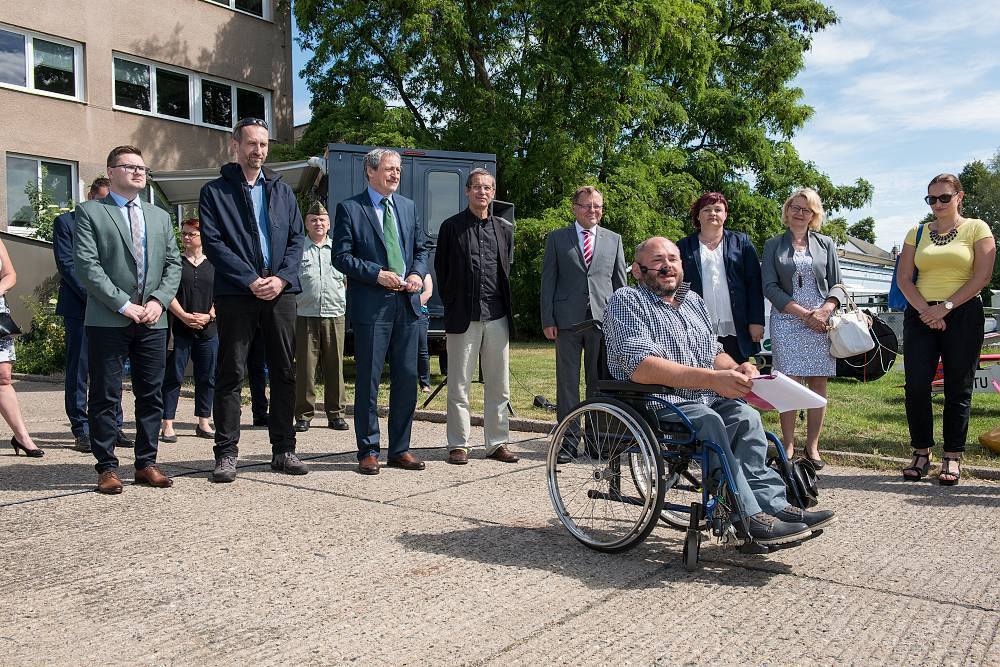 Za Jedličkův ústav promluvil Radek Musílek