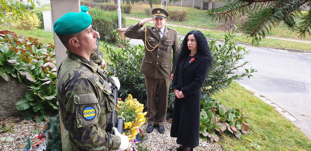 Oslavy Dne válečných veteránů v posádce Vyškov 