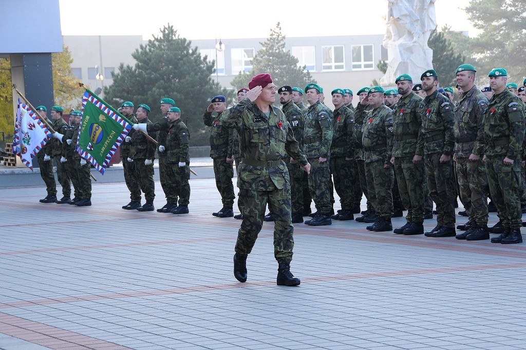 Oslavy Dne válečných veteránů v posádce Vyškov 