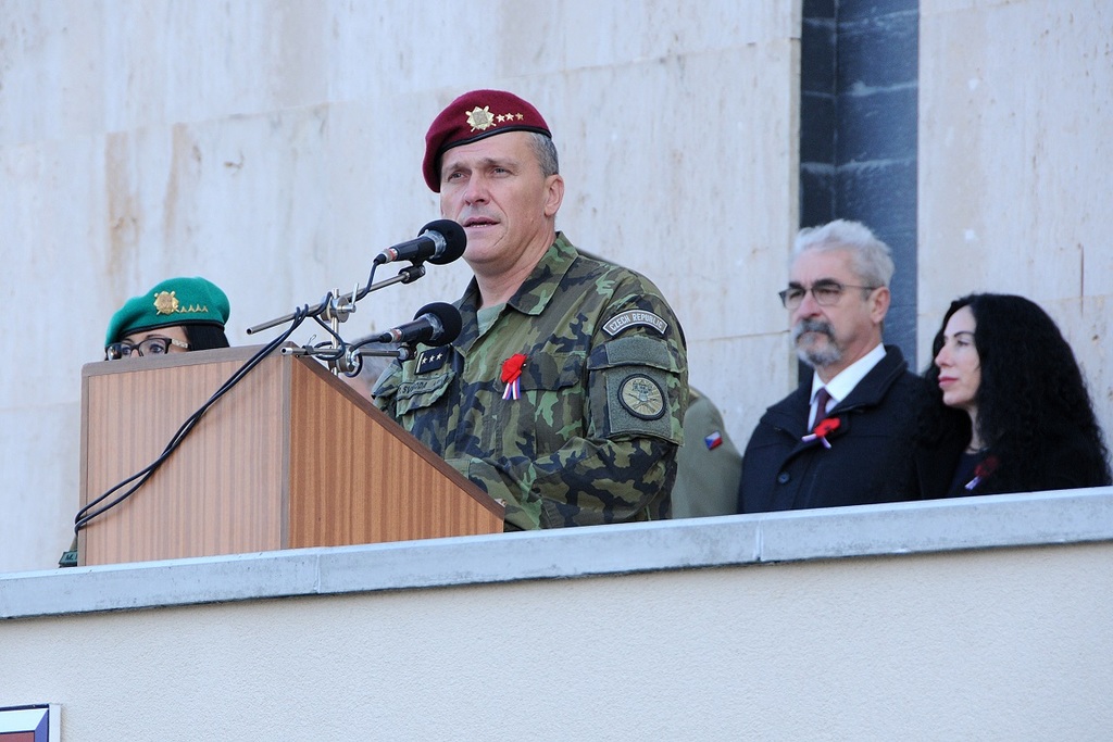 Oslavy Dne válečných veteránů v posádce Vyškov 