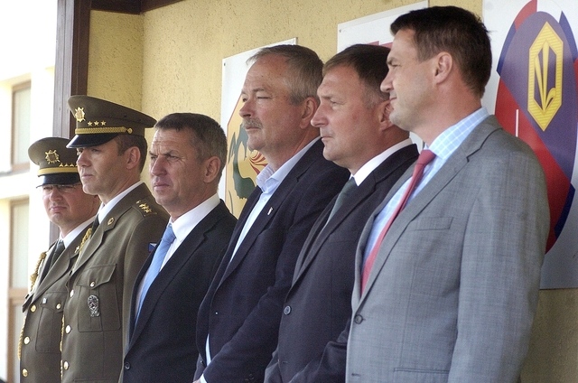 Na slavnostní nástup zavítali významní hosté.