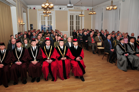 Účastníci slavnostního shromáždění ke Dni učitelů