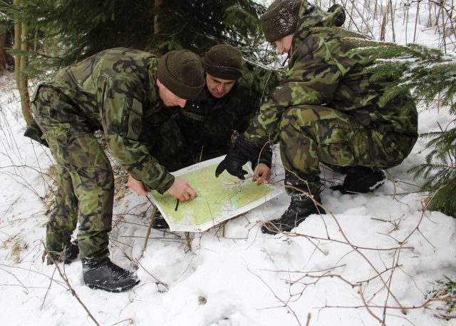 Topografická příprava pro podobná cvičení je základ