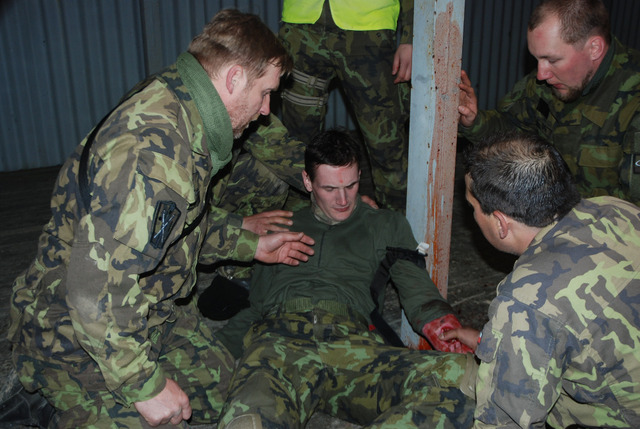 Záchrana raněného