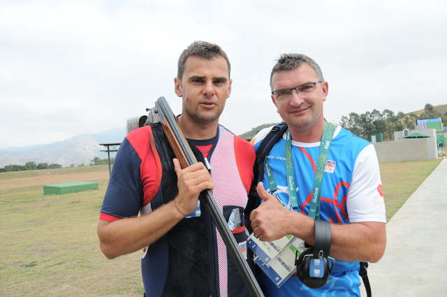 David Kostelecký s trenérem