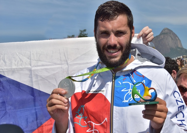 Josef Dostál se svým stříbrem