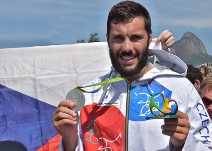 Josef Dostál se svým stříbrem