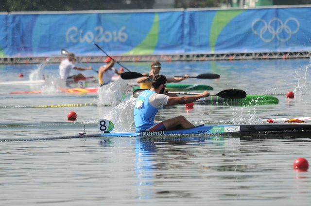 Josef Dostál v cíli 1000 m